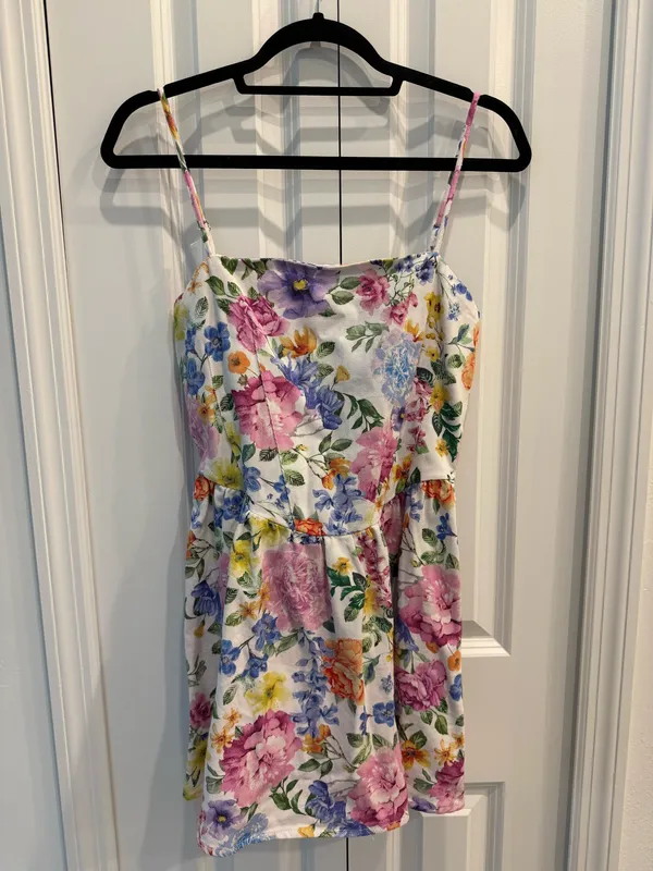 Vici Leina Twill Floral Mini Dress - Image 4