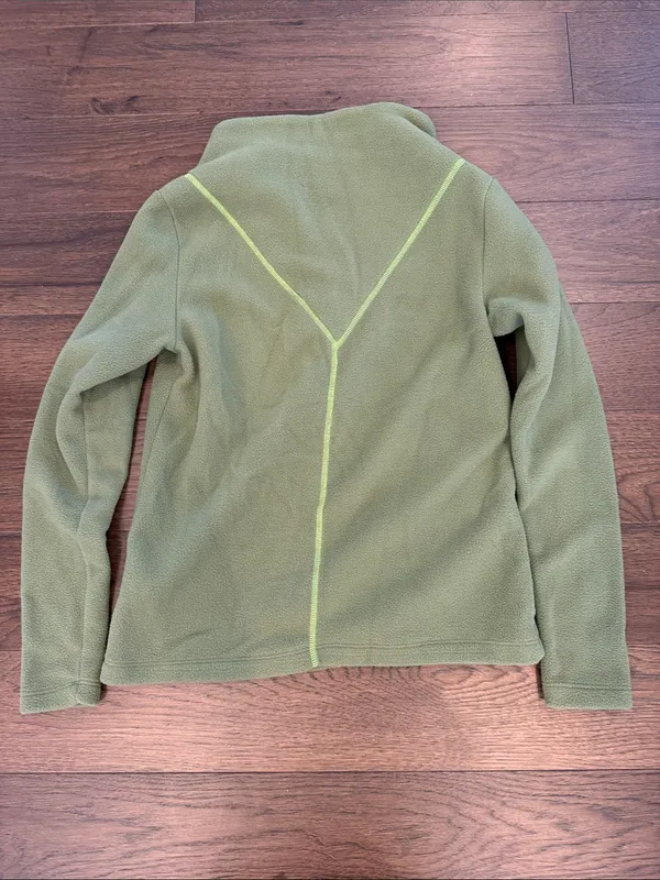 Dudley Stephens Olive Green Fleece Mockneck Pullover Size XS - C67-044 - Image 6