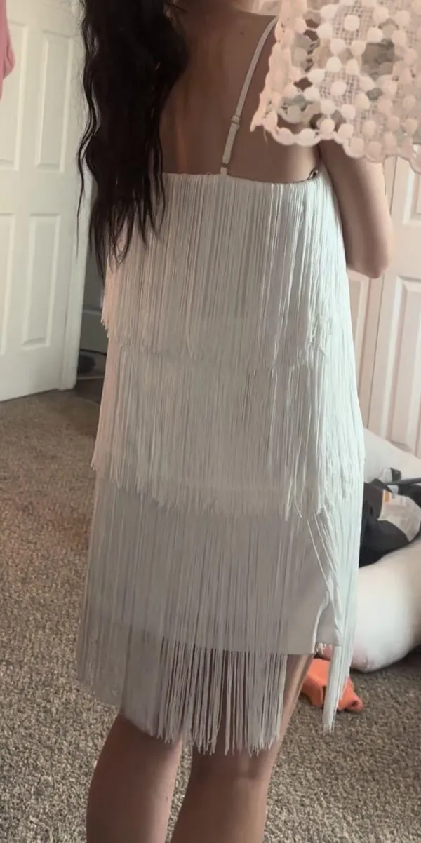 Vici Fringe Dress - Image 2