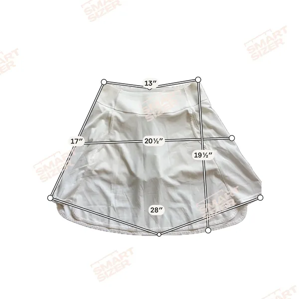 Puma Womens White Athletic Skort Tennis‎ Golf Skirt Mesh Trim Small - Image 8