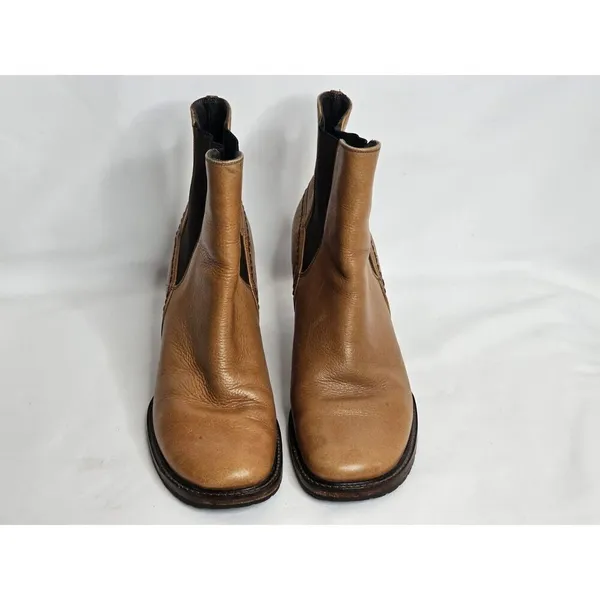 COLE HAAN Country Vibram‎ Sole Brown Leather Ankle Boots Womens Size 6B - Image 2