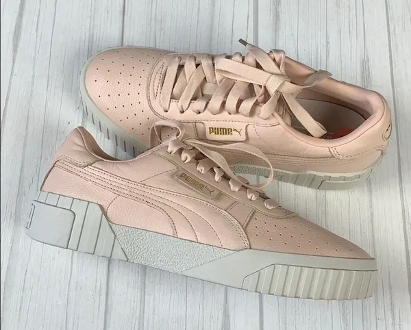 Puma Cali 80s emboss blush pink sneakers - Image 5