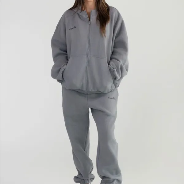 COMFRT Steel Gray Medium Unisex Sweatpants - Image 2