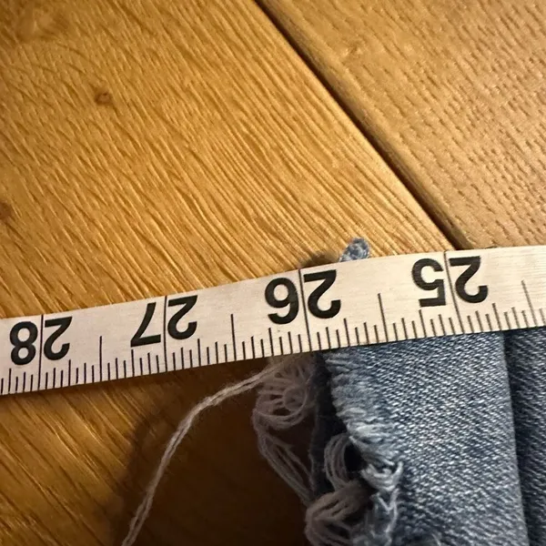 Levi’s wedgie skinny button fly raw hem jeans 24 - Image 9