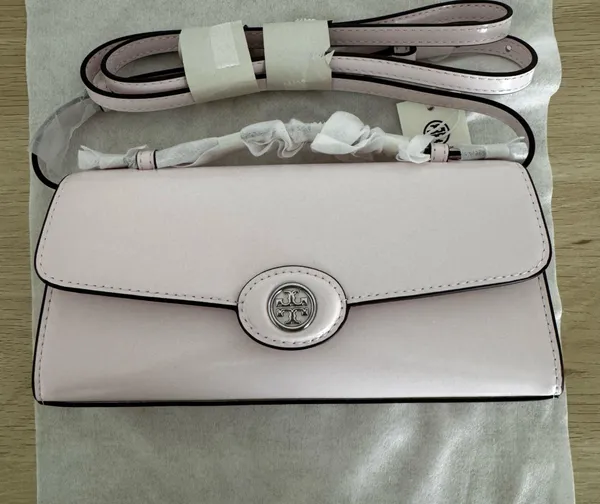 Tory Burch Robinson Mini Spazzolato Bag - Image 9