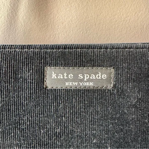 Kate Spade Women’s Vintage Y2K Black Corduroy Shoulder Bag‎ - Image 2