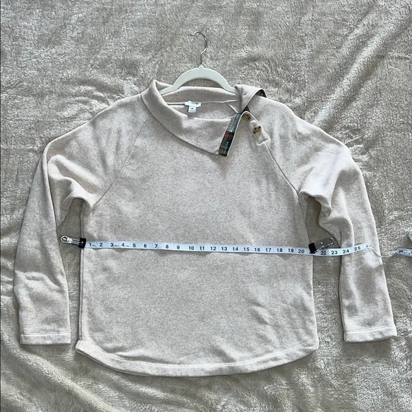 J. Crew Cream Cowl Neck Sweater with‎ Relaxed Fit - Image 8