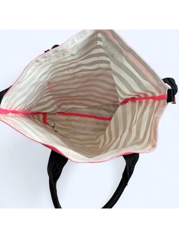 Vintage Y2K Victoria’s Secret Pink Striped Tote Bag Beach Shoulder Bag 💗 - Image 8