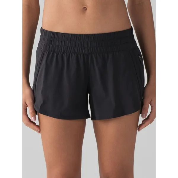 Lululemon Track That Short 4" Black Size 6 - Image 2