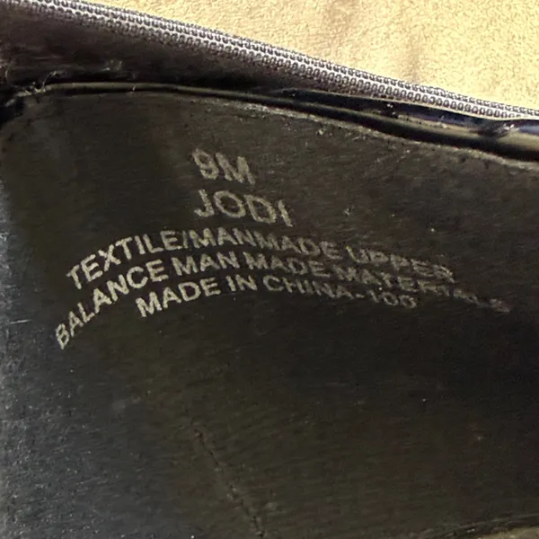 IMPO Women's Black Patent Dress Shoes with Silver Accents Size 9 - Image 14