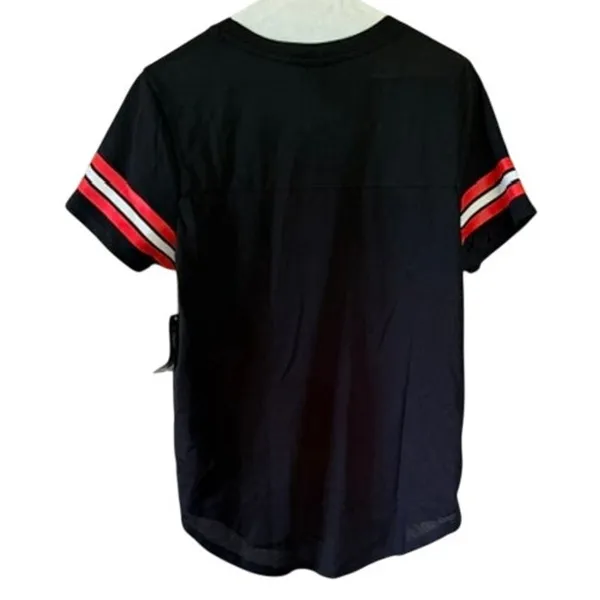 NBA Chicago Bulls Black Mesh Jersey T-Shirt Large NWT Ultra Game - Image 4