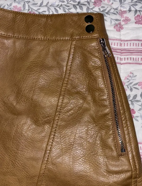 Zara Basiz Collection Fauz Leather Skirt - Image 10