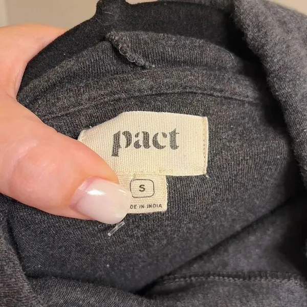 ✨Pact Airplane Poncho Grey Sz Small Hoodie✨ - Image 5