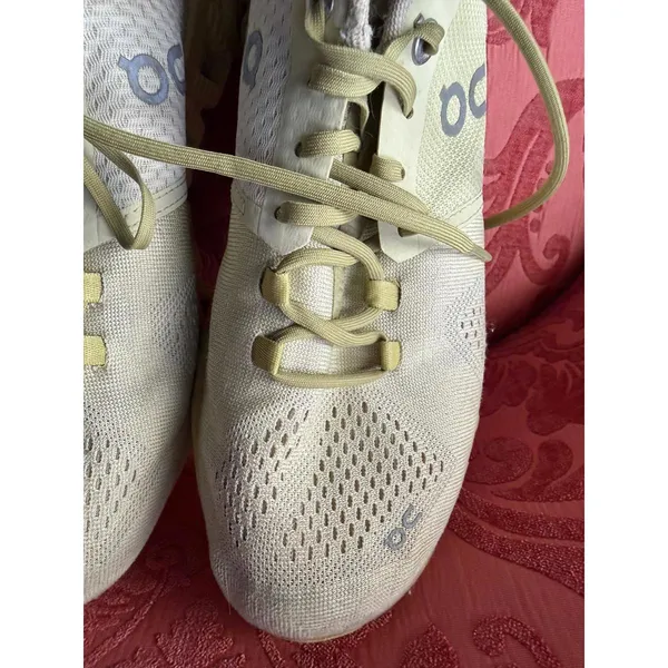 On Cloud Running Women’s Sneakers in Light Yellow - Image 2