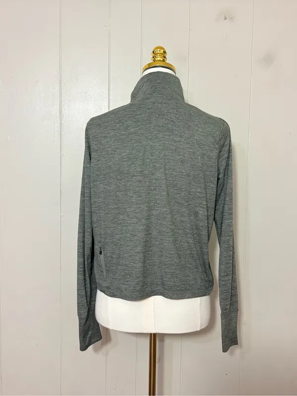 Vuori Crescent Half Zip Pullover Heather Gray Long Sleeve Size S - Image 7