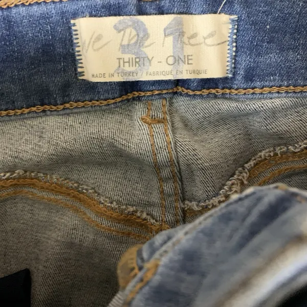 We The Free High Rise Skinny Jeans Dark‎ Wash Denim Women's Size 31 - Image 5