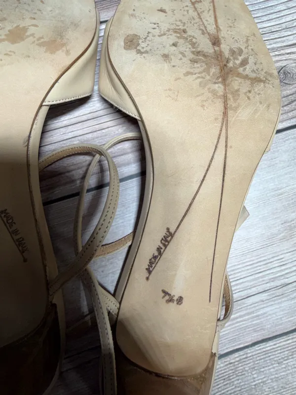 Kate spade beige open toe heels  - Image 3