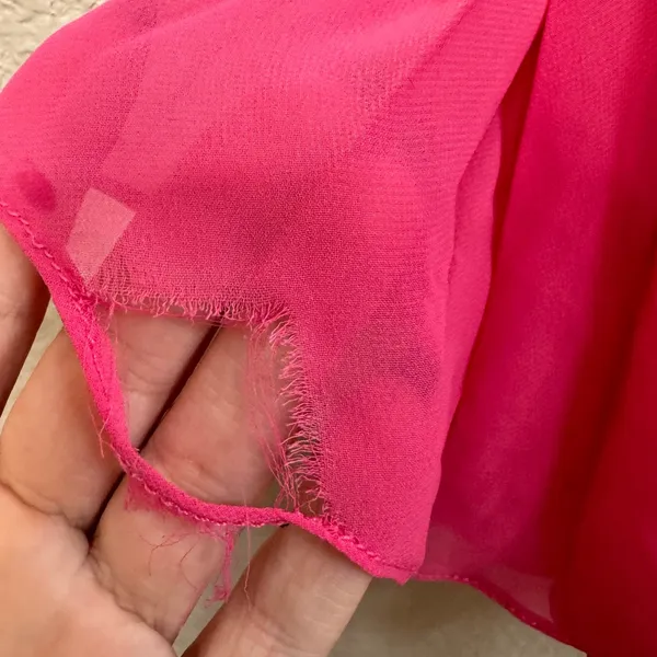 Sue Wong Nocturne Hot Pink Beaded Chiffon Gown size 6 - Image 13
