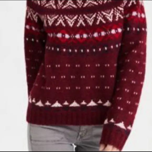 NWOT American Eagle Fair Isle Sweater Pullover Super Soft - Image 4