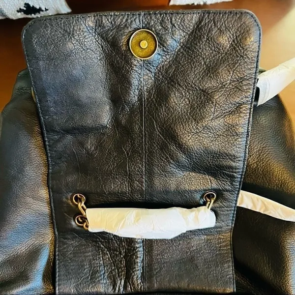 Frye Jade Studded Leather Backpack, ADJUSTABLE Chain/Leather Strap,‎ Black, NWT - Image 11