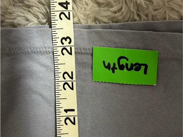 Madewell Light Blue V-Neck Short Sleeve Tee - Image 5