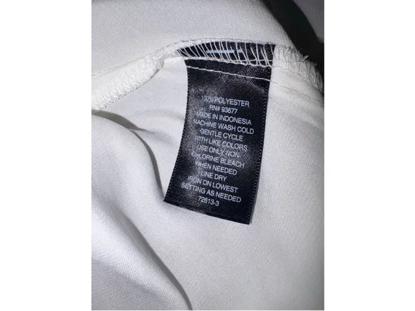 Worthington White Sleeveless Blouse Size XL - Image 5