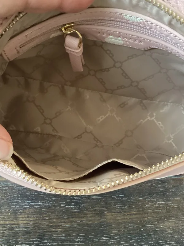 Ted Baker Blush Pink Polka Dot Shoulder Bag Clutch - Image 4