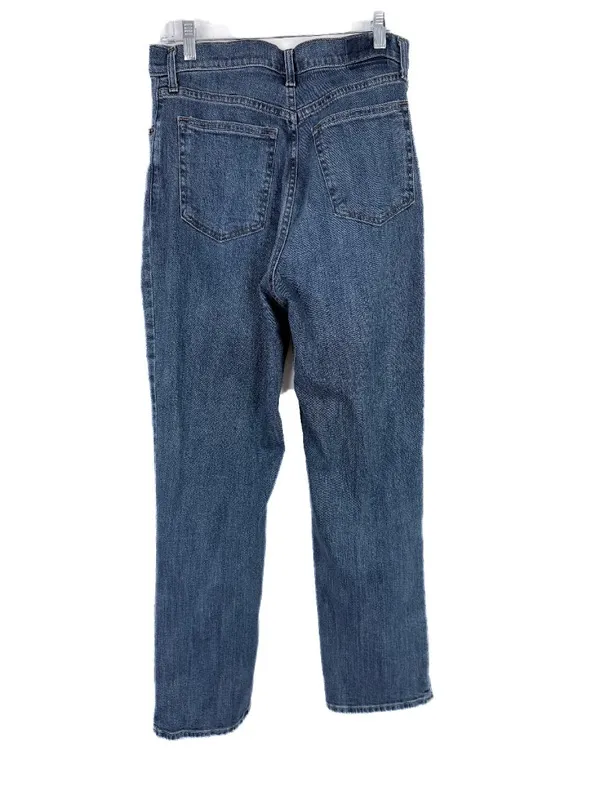 Abercrombie & Fitch Curve Love The '90s Straight Ultra High Rise Jeans 29 8 EUC - Image 6