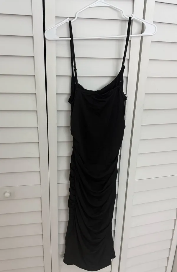 Princess Polly Black Midi Dress - Image 5