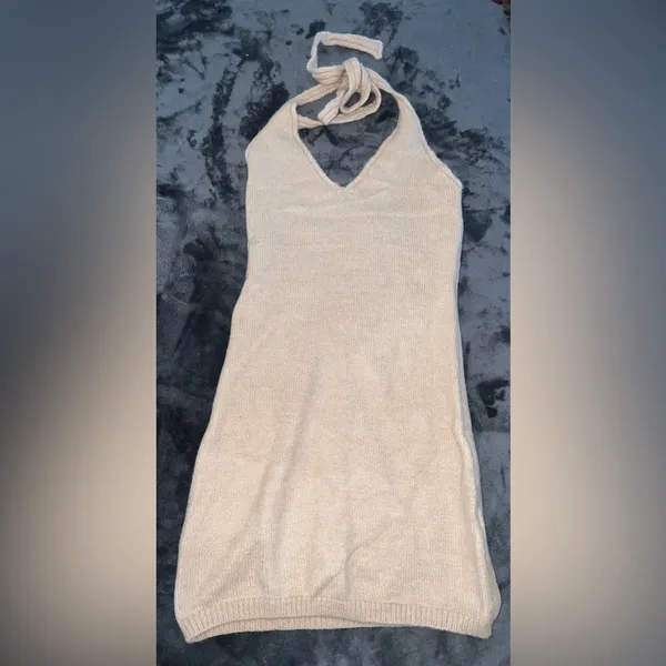 Princess Polly Blair Mini Dress in Beige Size XS/S New with tag - Image 9