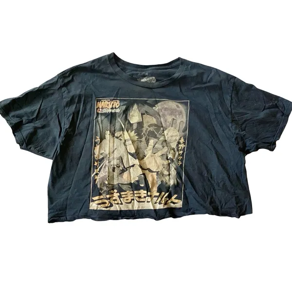 Naruto Shippuden Graphic Cropped Tee - Image 2