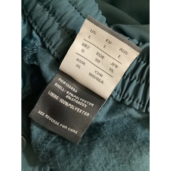 New Balance Women Jogger Pants Teal Green Athletic Zip Ankle Drawstring Size L - Image 7