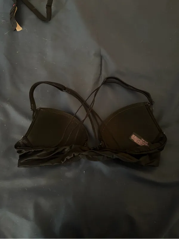 Victoria's Secret Black Crisscross Push-Up Bra - Image 2