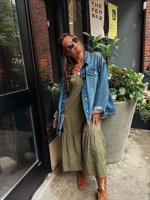Green Maxi Dress - Image 2