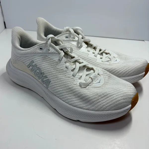 Hoka One One Women’s Solimar 1123075 White Running Shoes Sneakers Size 9.5B Run - Image 2