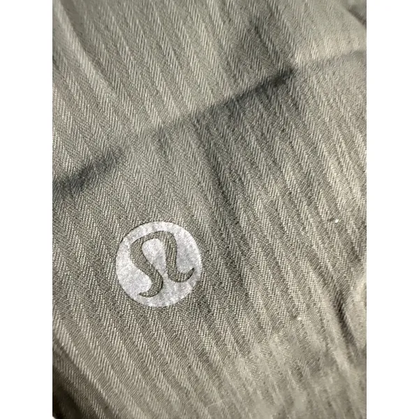 Lululemon Dance‎ Studio Pant Unlined Sage Green Pinstripe Size 14 Jogger - Image 7