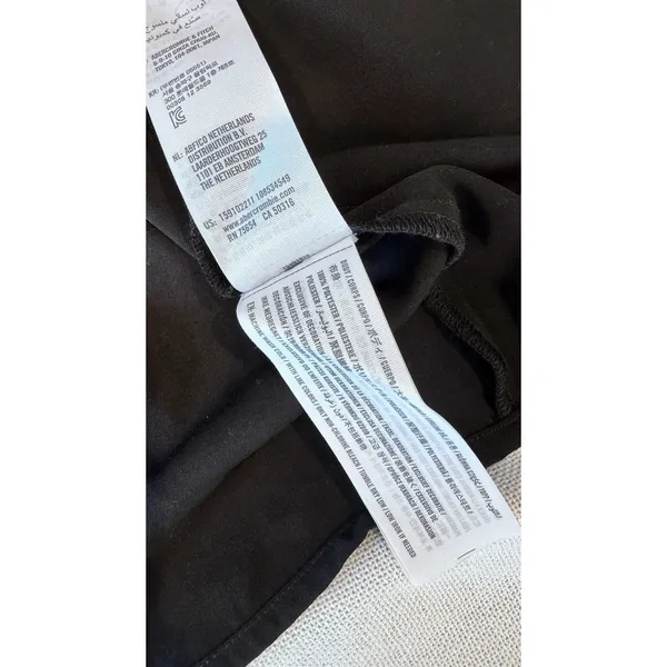 Abercrombie & Fitch Black Drop Waist Dress in Women’s Small, Tie Back , Mini - Image 7