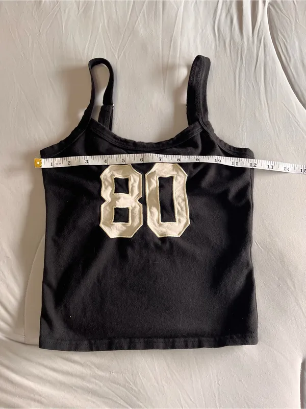 EDIKTED GAMEDAY 80 Tank Top Women’s Shirt Sz XS EUC - Image 5