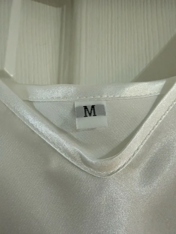 Bridal Getting Ready Slip White Size M - Image 4
