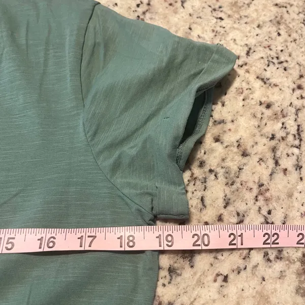 Angel Maternity Nursing Dress Women M Green Casual Zip Front Drawstring Pockets - Image 10