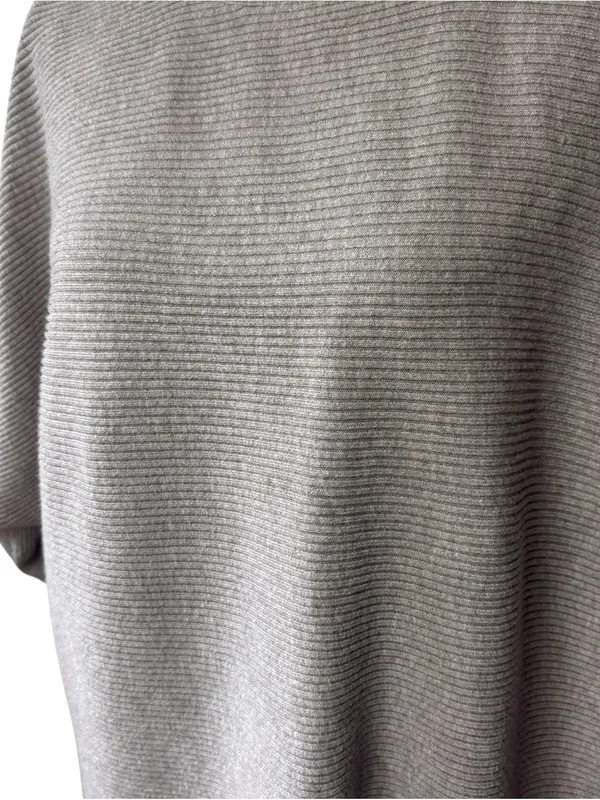 Jennifer Lopez sweater, size 1X, boat neck, dolman sleeves, cozy, ribbed knit - Image 2