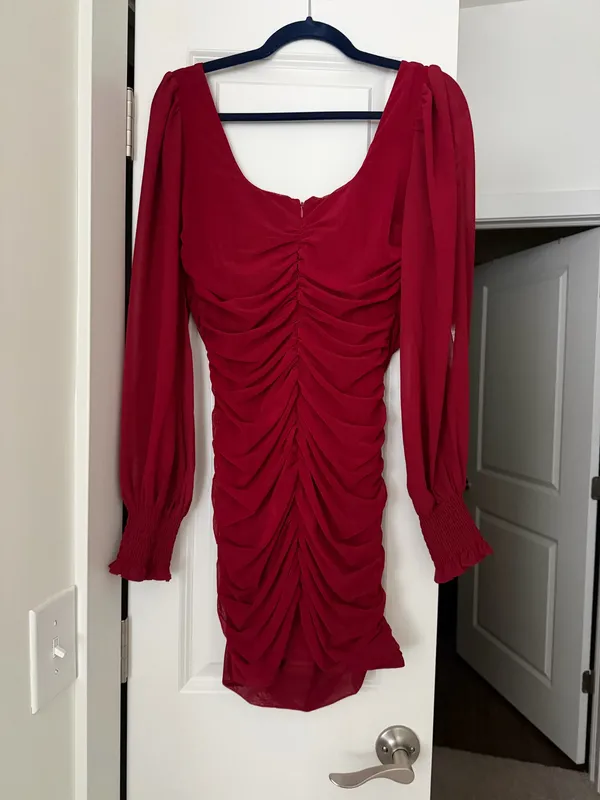 Lulus Long Sleeve Mini Dress - Image 2