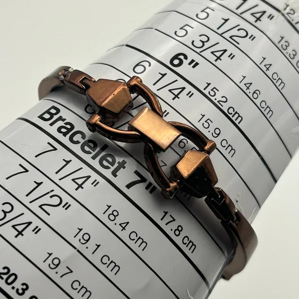 Metallic Brown Exaggerated Stainless Steels Women's Quartz Watch Working Gold - Image 8