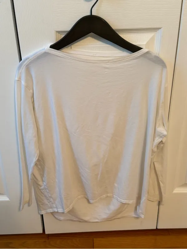 Lululemon LA Back in Action Long Sleeve in White - Image 2