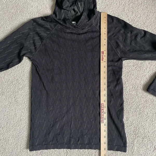 Lululemon Rest Less Hoodie Seamless Athleisure Lightweight Black Size Small - Image 11