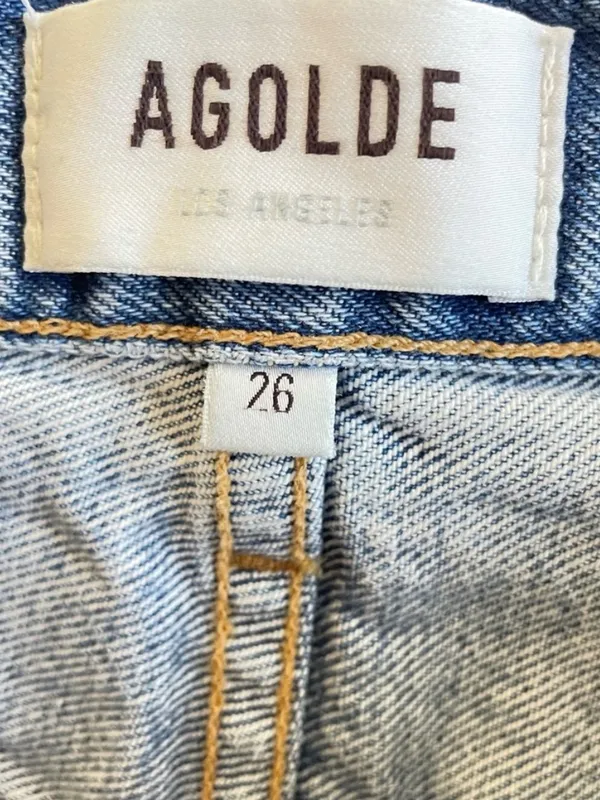 Agolde Free People Belted Baggy Jeans in Outlander - Image 7