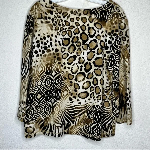 Ruby‎ Rd. Top Brown Size XL - Image 6