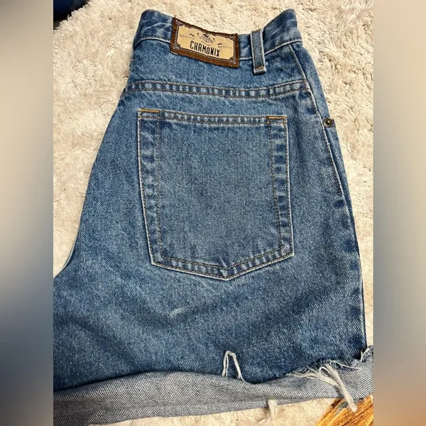 Chamonix denim shorts made in Canada size 12 - Image 2