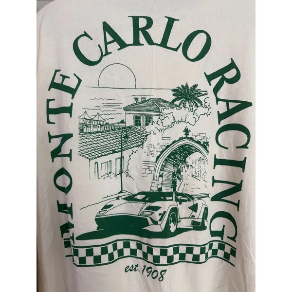 Zoe + Liv Monte Carl Auto Club Racing Women's Sz Small NWT - Image 4
