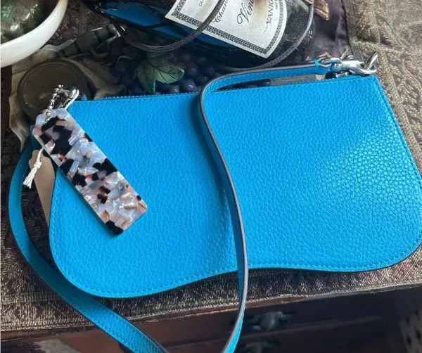 Coach CoachTopia Orange Leather zip curved Shoulder Bag - Image 8